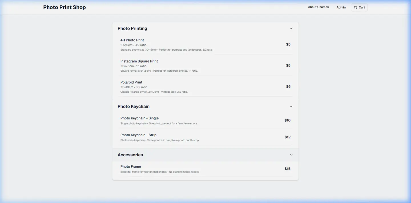 Photo Printing Order System gallery image 1