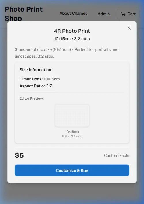 Photo Printing Order System gallery image 2