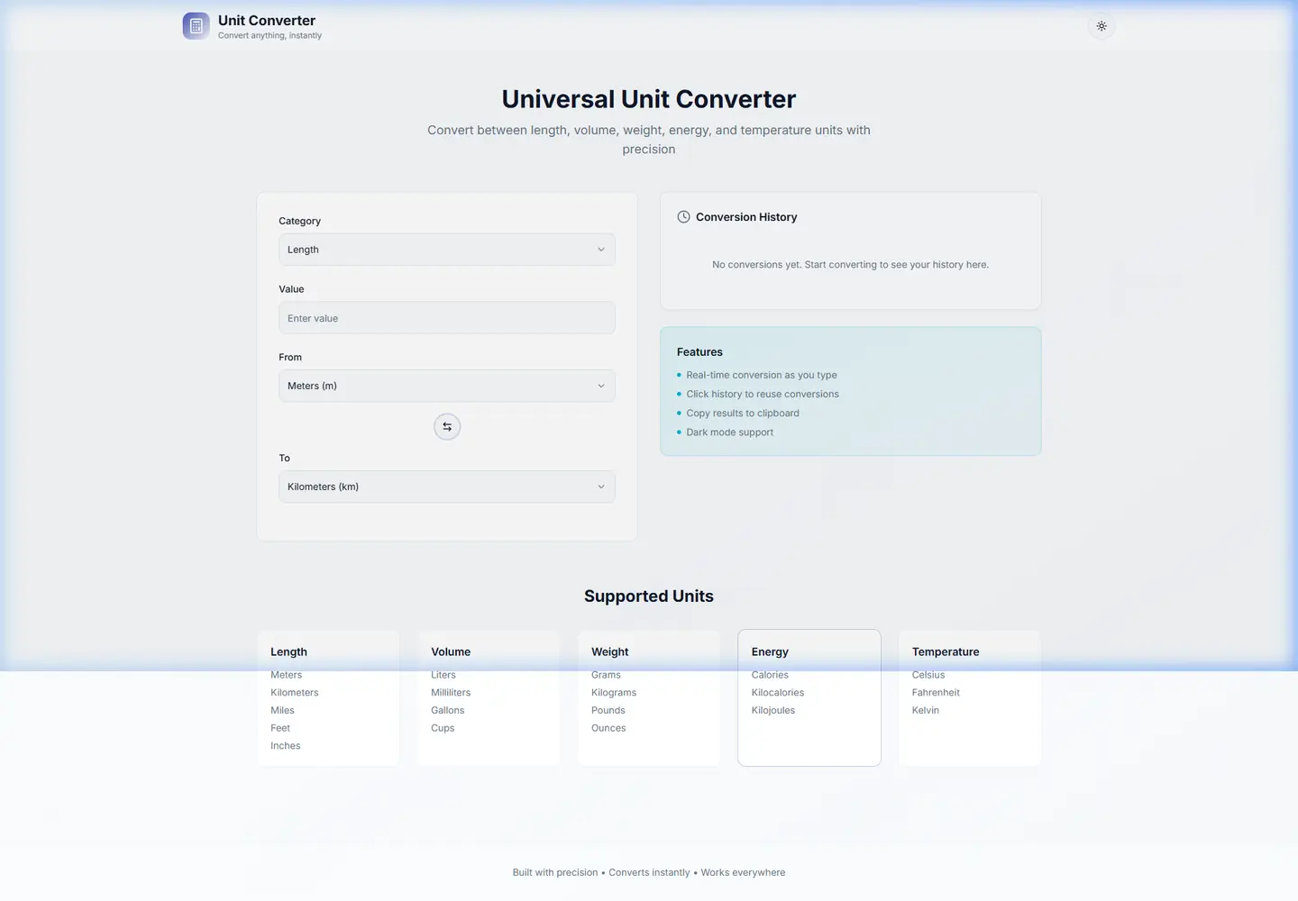 Universal Unit Converter gallery image 1